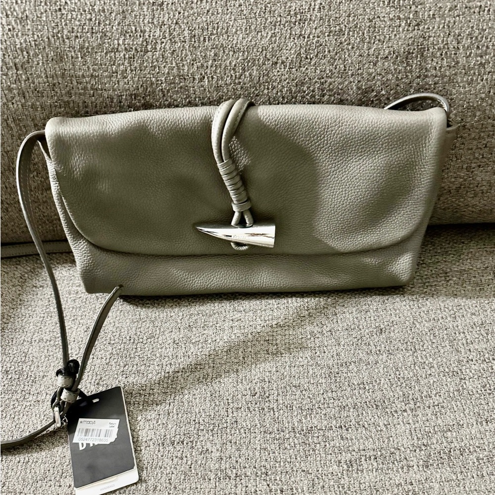 DKNY grey crossbody purse
